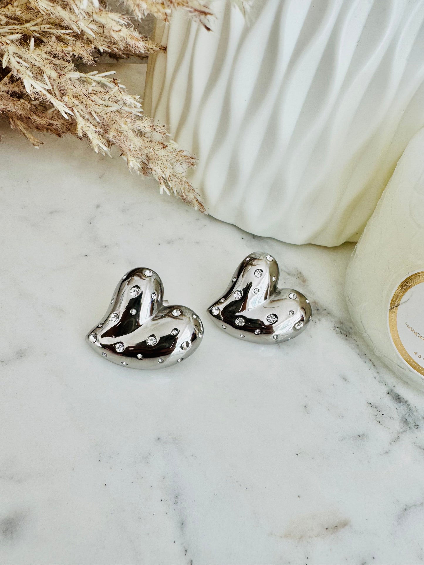 Big heart (silver bright)