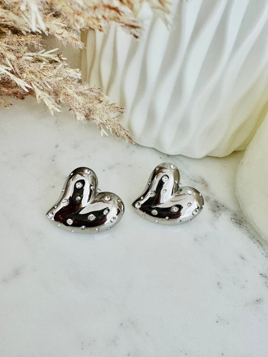 Big heart (silver bright)