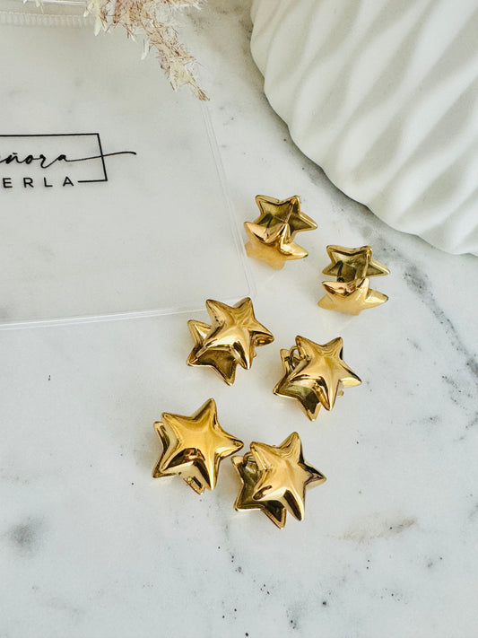 Star earrings